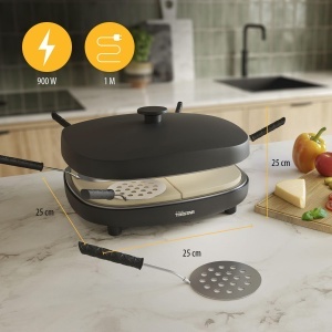 Cuptor de pizza Tristar PZ-9176, 1200W, 32x32 cm, pentru 6 persoane - Img 2