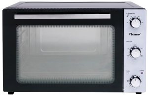 Cuptor electric compact Bestron AOV55 55L 2000W cu rotisor Negru - Img 5