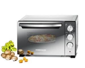 Cuptor electric compact Rommelsbacher BGS 1400 22L 6 functii de incalzire argintiu