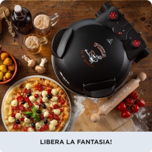 Cuptor electric pentru pizza Ariete 917, 1200W, 400C, 5 trepte de gatire, Negru - Img 4