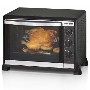 Cuptor electric Rommelsbacher BG 1550, 30 litri, 1550 W, negru