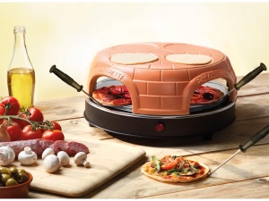 Cuptor pentru pizza Emerio Pizzarette Original PO-1158471 4 persoane design terracotta - Img 5