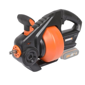 Curatator de tevi WORX WX891.9, 20V, 550 RPM, 7,5 m Flexwelle