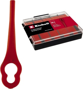 Cutie cu 50 de lame Einhell GE-CT 18 Li pentru trimmer electric lungime 7 cm cu box de depozitare