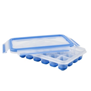 Cutie de depozitare a alimentelor proaspete Tefal Masterseal, plastic, albastru, 22,6 x 16,5 x 4,9 cm - Img 3