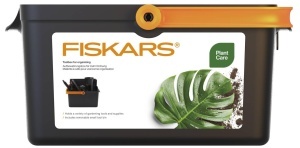 Cutie de depozitare Fiskars 1071305 pentru unelte de gradinarit, 35.3x27.2x17.4 cm, NegruPortocalie - Img 5