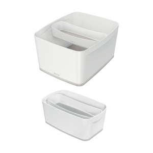 Cutie de depozitare Leitz MyBox 52581001, albagri, 30.7x5.5x10.5 cm, BPA-free - Img 3