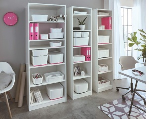 Cutie de depozitare Leitz MyBox 52581023, albaroz metalic, din plastic, 30,7 cm - Img 6