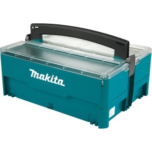 Cutie de depozitare Makita P-84137, 2 compartimente, cu maner, 395 x 295 x 233 mm - Img 1