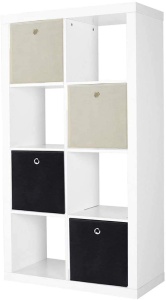 Cutie de depozitare SONGMICS RFB02H-3, set 6 buc, 30x30x30 cm, negru - Img 7
