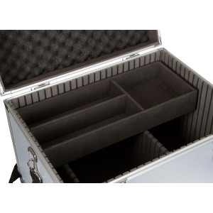 Cutie de ingrijire pentru cai Kerbl AluSafe din aluminiu, cu protectie si organizare - Img 2
