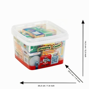 Cutie de joc cu produse alimentare Theo Klein 7214, 20x20x14.5 cm, pentru copii de peste 3 ani - Img 3