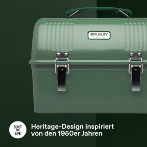 Cutie de pranz STANLEY 1913, 9.5L, culoare verde Hammertone - Img 8