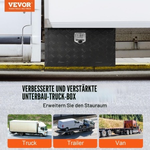 Cutie de unelte VEVOR TB17-3B, aluminiu, 914 x 432 x 457 mm, 40 kg - Img 2