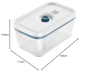 Cutie de vidat ZWILLING Fresh Save M sticla borosilicata 09L La Mer - Img 8