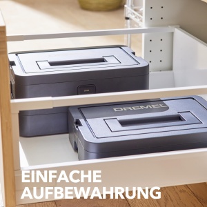 Cutie Organizatoare Dremel cu 6 Separatori, Sistem Stivuibil, Accesorii pentru Multitool - Img 3