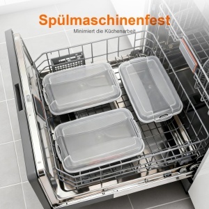 Cutie pentru Mezeluri GRIFEMA, Set 3 bucati, Material BPA-free, Capacitate Mare - Img 5