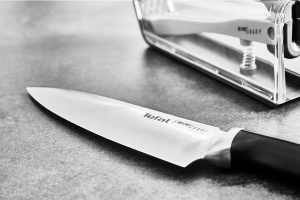Cutit bucatarie Tefal Ever Sharp K2569104 165 cm otel inoxidabil german tehnologie de ascutire integrata - Img 6