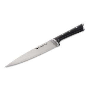 Cutit bucatarie Tefal Ice Force 20 cm tehnologie anti-coroziva otel inoxidabil maner ergonomic negru