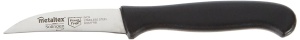 Cutit de curatat Metaltex 232406038, 6 cm, otel inoxidabil, negru
