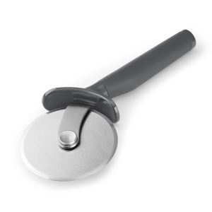 Cutit pentru Pizza KitchenAid, inox, cu protectie pentru degete, gri - Img 4