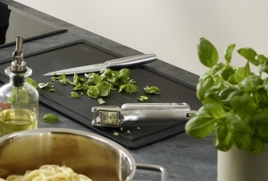 Cutit Santoku Fissler Essential 124 cm Otel Inoxidabil Lama Lata - Img 4