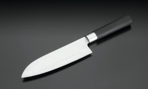 Cutit Santoku Metaltex 255872038 29 cm cu lama din otel inoxidabil, maner din plastic