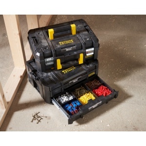 Cutiuta de unelte Stanley FatMax Pro-Stack, 21.5L, cu 2 sertare, organizare flexibila - Img 5