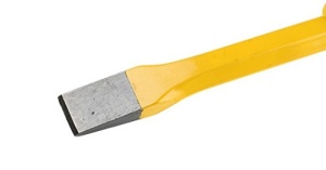 Dalta plata cu protectie pentru mana STANLEY FatMax 4-18-332, 25 mm, otel crom-vanadiu, pentru flise si beton - Img 2