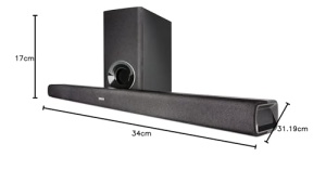 Denon DHT-S316 2.1 Flat TV Soundbar cu subwoofer wireless, Bluetooth, HDMI ARC, Dolby Digital, DTS, intrare optica - Img 7