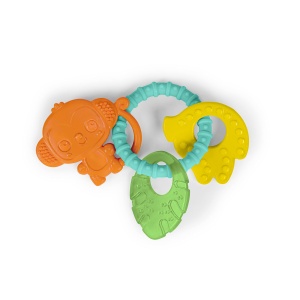 Dentitie Bright Starts Tropical Chews, fara BPA, pentru toti bebelusii de la 3 luni