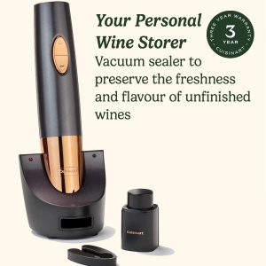 Deschizator de vin Cuisinart CWO50U, capacitate 80 sticle, design elegant, gri - Img 6