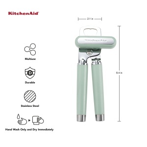 Deschizator multifunctional KitchenAid, 21.6 cm, culoare pistachie - Img 2