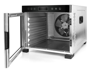 Deshidrator alimente Rommelsbacher DA 950 6 tavi inox temperatura reglabila 35-75degC functie pastrare cald - Img 5