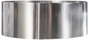 Dessertring Ibili, 12 cm, inox, inaltime 4,5 cm