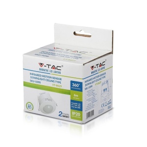 Detector de miscare V-TAC 5090 360 Alb IP20 - Img 6