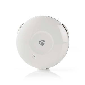 Detector inteligent de fuga de apa NEDIS WIFIDW10WT, Wi-Fi, alimentare cu baterie, alb