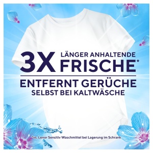 Detergent de rufe Lenor PODS Aprilfrisch, 100 spalari, curatare ultra, prospetime indelungata - Img 3