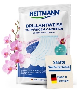 Detergent pentru Tesaturi HEITMANN Brillantwei 50 g Eliminare Grauschleier si Nikotin