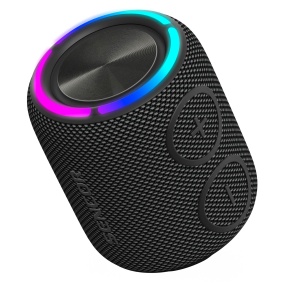Difuzor Bluetooth SENCOR Sirius 2 MINI, 16W, rezistent la apa IPX7, sunet la 360deg, iluminare LED, negru - Img 1