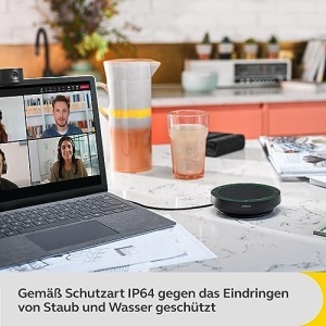 Difuzor portabil Jabra Speak2 40 4 microfoane USB-C si USB-A certificat Microsoft Teams Gri inchis - Img 10