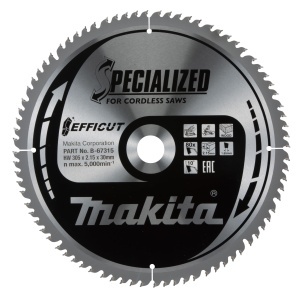 Disc circular pentru lemn Makita B-67321, 305 mm, 100 dinti, pentru fierastrau cu acumulator