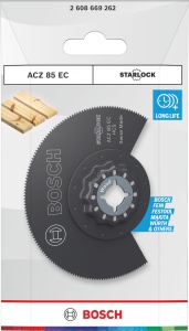 Disc Saw Bosch ACZ 85 EC pentru Lemn si Plastic, 85 mm, HCS - Img 2