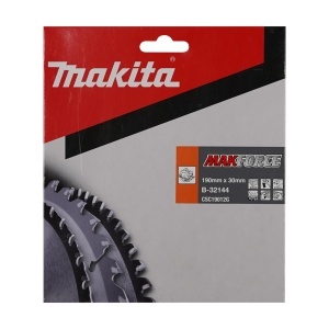 Disc Saw Makita MakForce B-32144, 190 x 30 mm, 12Z - Img 2