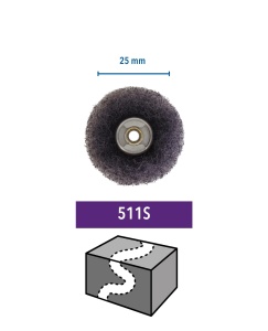 Discuri de slefuire Dremel 511S, 25mm, 180280, pentru metal si plastic - Img 2