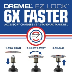 Discuri de taiere Dremel EZ456, 5 bucati, 3,8 cm, pentru metal si plastic - Img 4