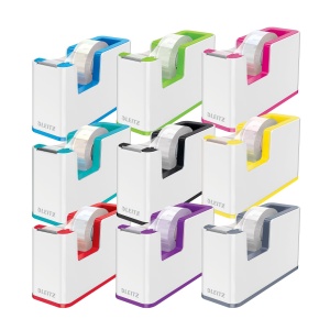 Dispenser banda adeziva Leitz 53641023 albroz metalizat efect lucios WOW - Img 5