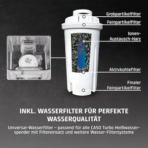 Dispenser de apa fierbinte CASO HW 600 2600W 7 setari de temperatura rezervor 27L - Img 10