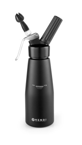 Dispenser frisca Hendi 0.5L, aluminiu, negru, set accesorii inclus