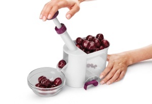 Dispozitiv de Entocare Metaltex 250660084 pentru Ciresi si Mici Olive, Alb - Img 4